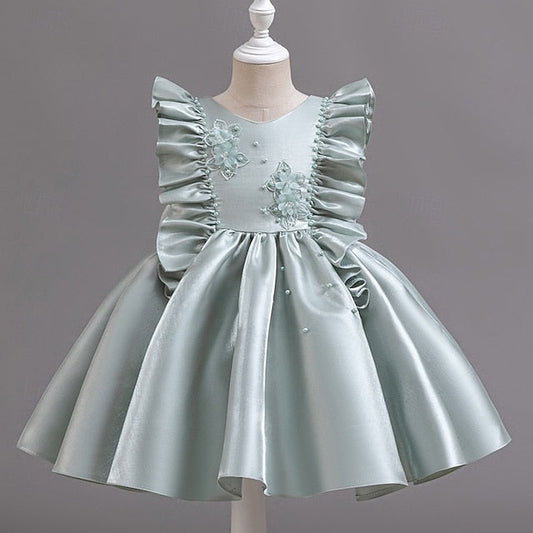 Floral Dress Sleeveless Toddler Wedding Girls' Party FashionChic