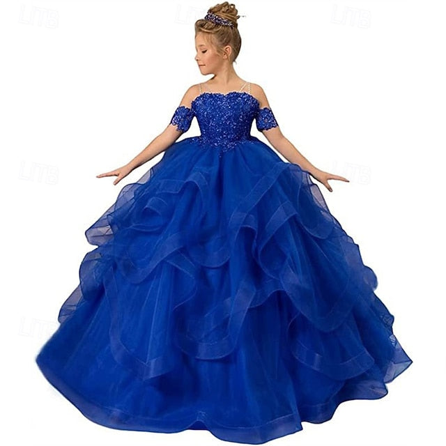Girls' Princess Kid's Dress Girl Flower FashionChic