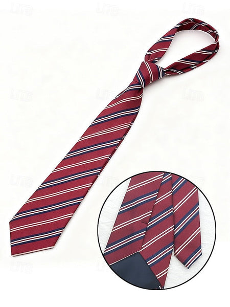 and Tie Paisley Silk Classic Men's Necktie Striped FashionChic