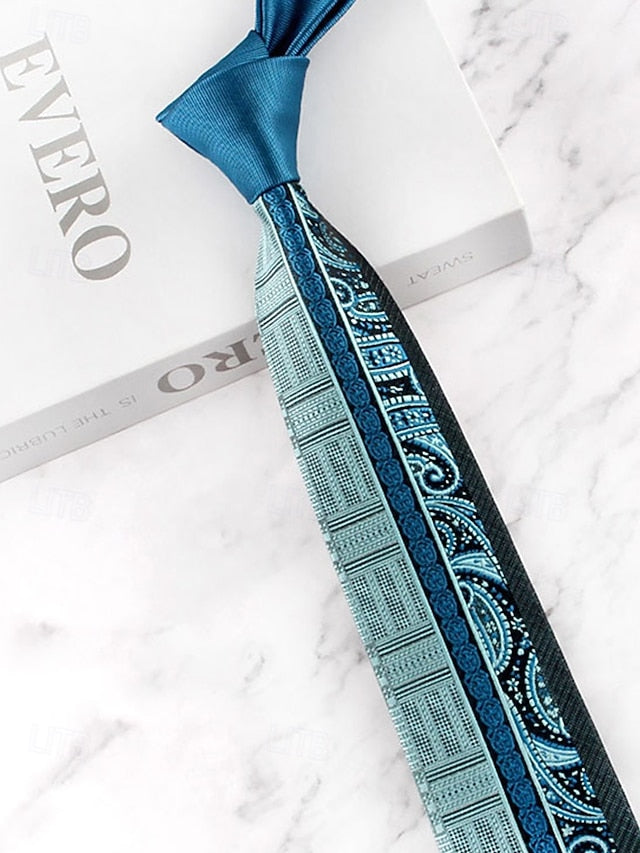 with Necktie Pattern Classic Polyester Men's FashionChic