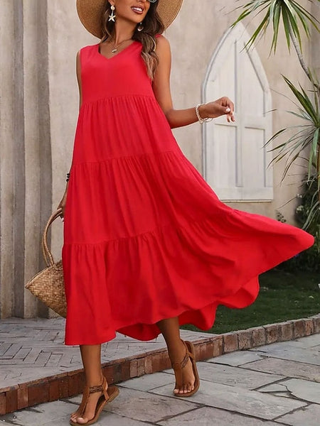 Women's Maxi Dress Casual Dress Swing Dress A Line Dress FashionChic