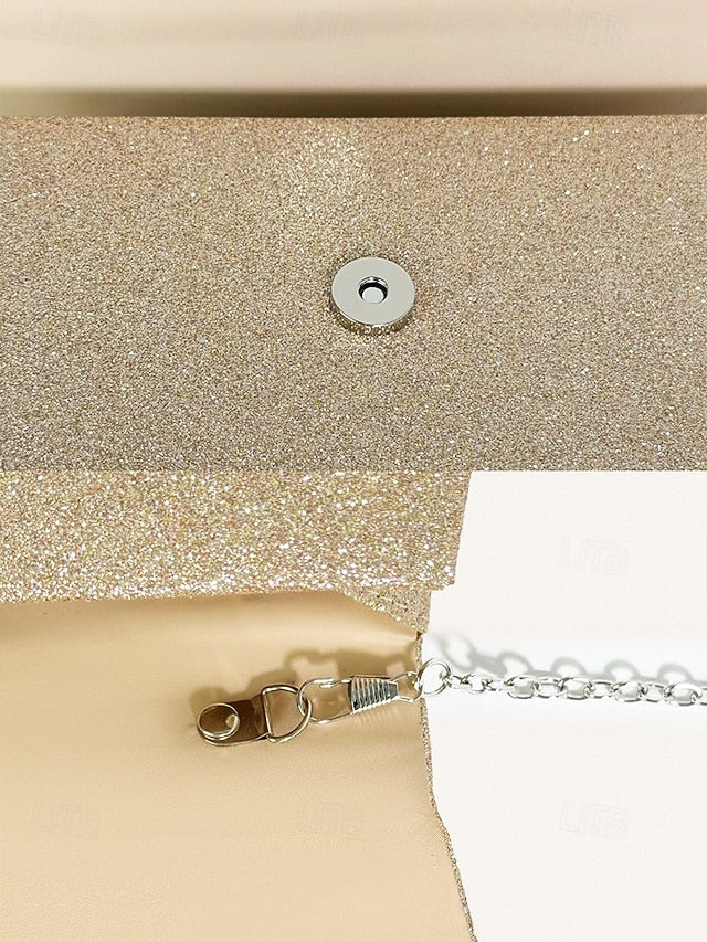 Clutch with Elegant Evening Women's Sparkling Glitter FashionChic