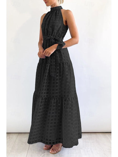 Women's Long Dress Maxi Dress Graduation Dress Halter Neck