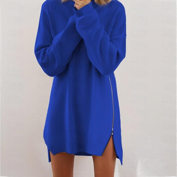 Women's Sweater Dress Jumper Dress Casual Dress Mini Dress FashionChic
