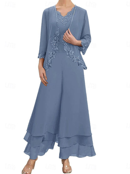 Mother Sets Elegant Bride Dress of the Guest Wedding FashionChic