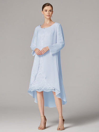 Beach of Suit A-Line Wedding the Bride Two Mother Piece Dress FashionChic