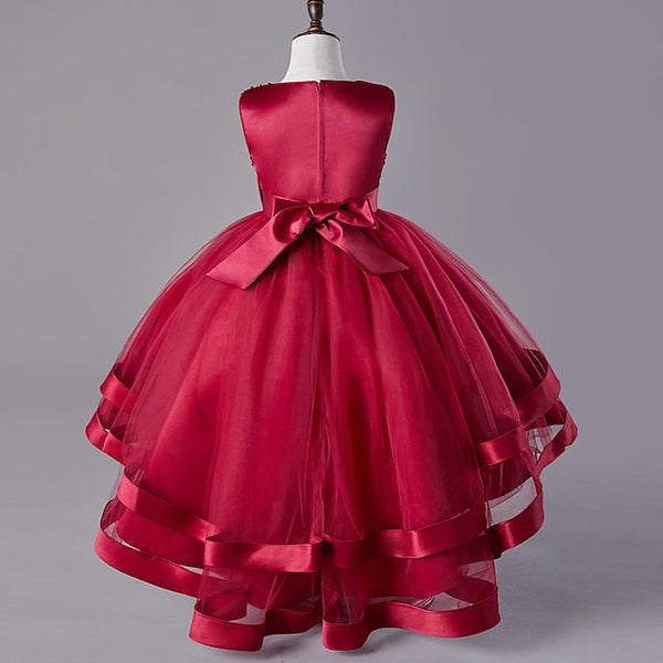 Dress Sequin Wedding Festival Kids Party Girls' Sleeveless FashionChic