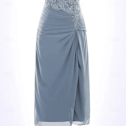 Simple Mermaid Mother Trumpet the Crew Bride Elegant of / Dress FashionChic