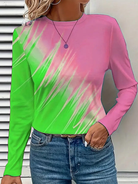 Women's T Shirt Graphic Geometric Vintage Stylish Modern FashionChic