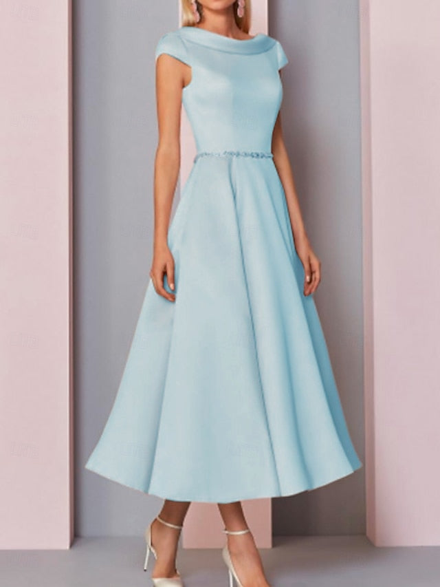 Bride Mother Guest the Plus Wedding of A-Line Dress Size Cowl FashionChic