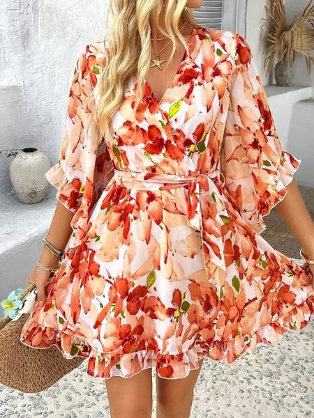 Women's Mini Dress Casual Dress Floral Dress Summer Dress