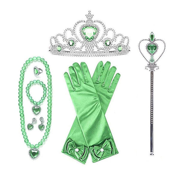 Girl Theme Fairytale Tiana Tinker Dress Bell Princess Flower FashionChic