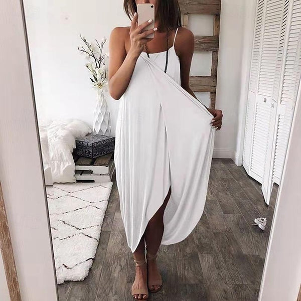 Women's Casual Dress Long Dress Maxi Dress Split Date