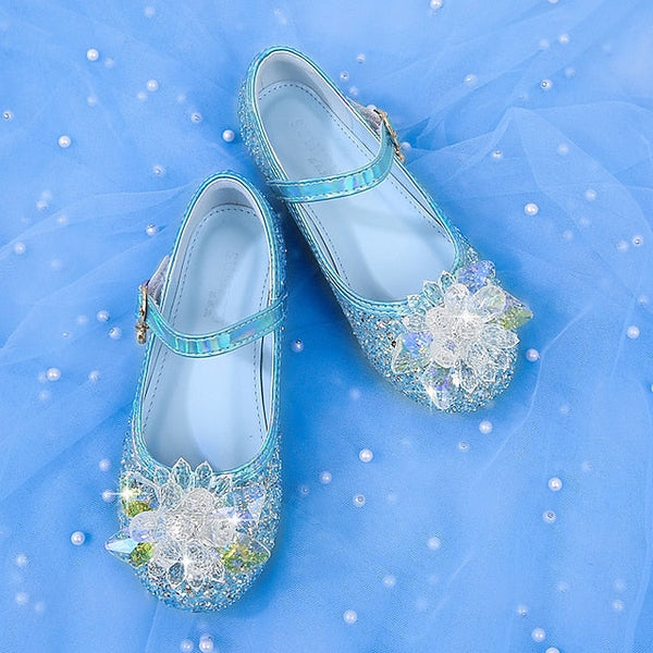 Princess PU Leather Shoes Girls' Walking Portable Flats FashionChic