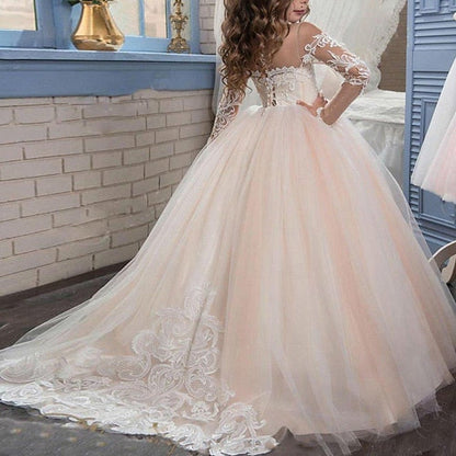 Dress Girls' Flower Princess First Girl Communion FashionChic