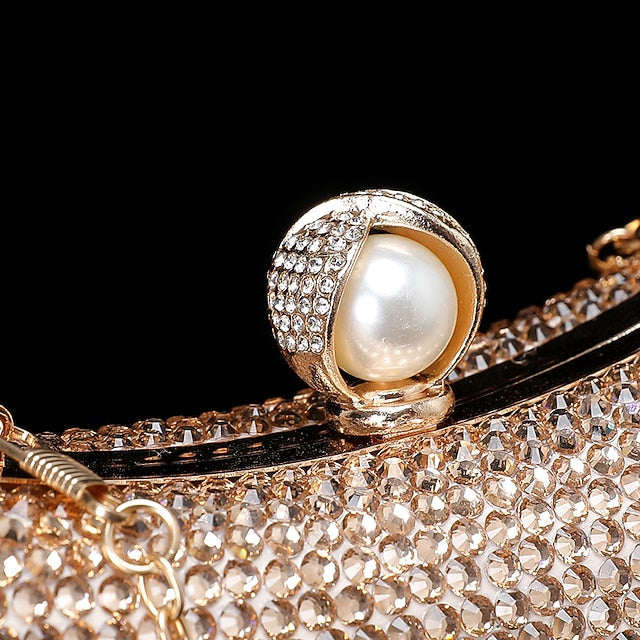 Multicolor Crystal Luxury Clutch – Women's Evening FashionChic