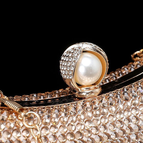 Multicolor Crystal Luxury Clutch – Women's Evening FashionChic
