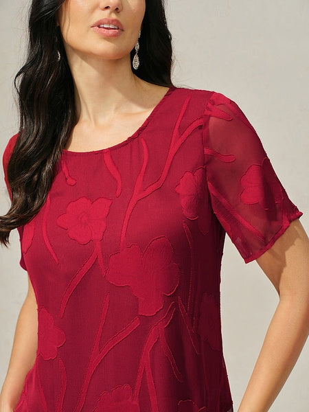 Women's Knee Length Dress Chiffon Dress Elegant Casual FashionChic
