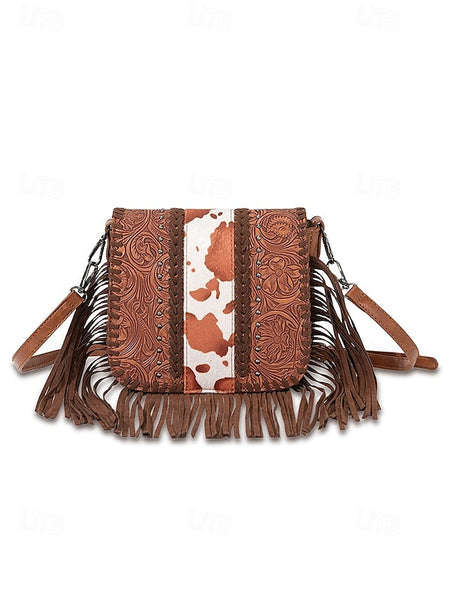 Faux Leather Women's Shoulder Multi-Pocket - Crossbody Bag FashionChic