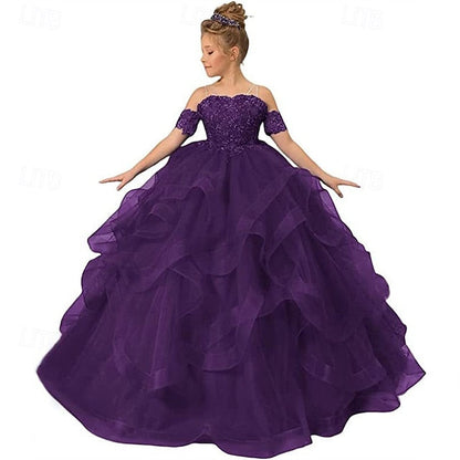 Girls' Princess Kid's Dress Girl Flower FashionChic
