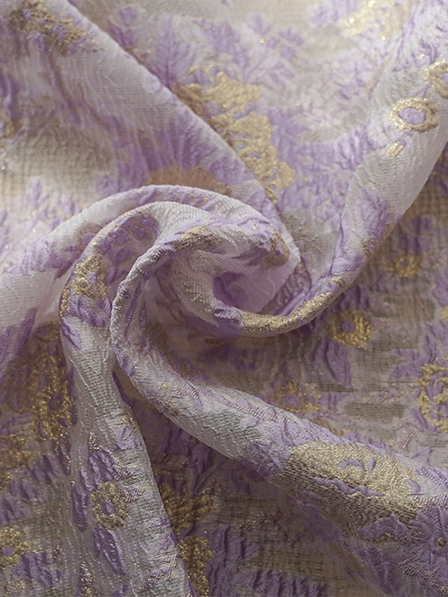 Mother Elegant A-Line of the V Floral Bride Vintage Dress FashionChic