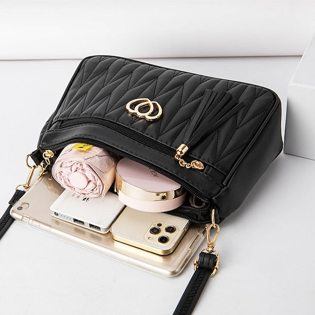 Shoulder Crossbody PU Bag Leather Hobo Women's FashionChic