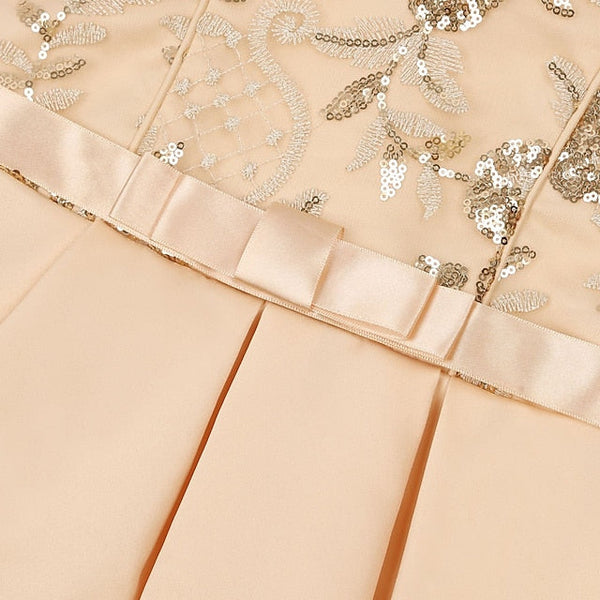 Dress Formal Sleeveless Solid Girls' Color Kids Party FashionChic