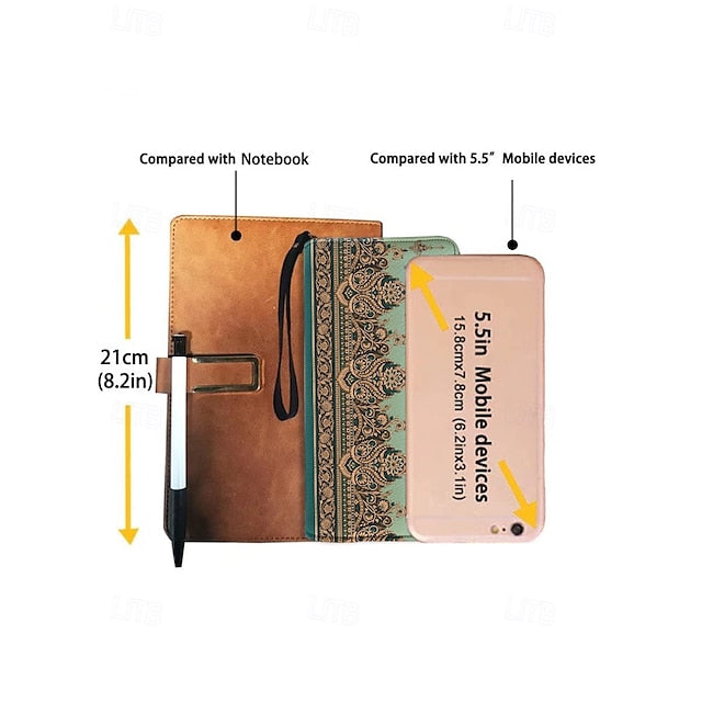 Wristlet – Floral Printed Bohemian Wallet Vintage Leather FashionChic