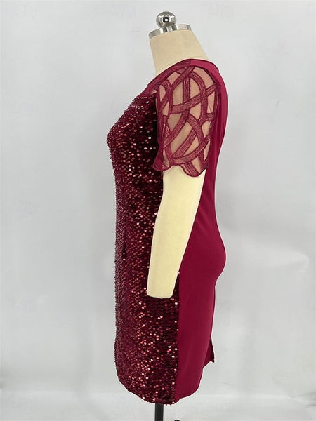 Tea Mother Elegant of the Dress Bride Neck Length Crew FashionChic