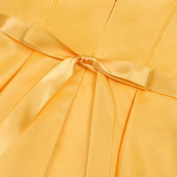 Dress Formal Sleeveless Solid Girls' Color Kids Party FashionChic