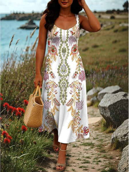 Women's Maxi Dress A Line Dress Off The Shoulder Dress FashionChic