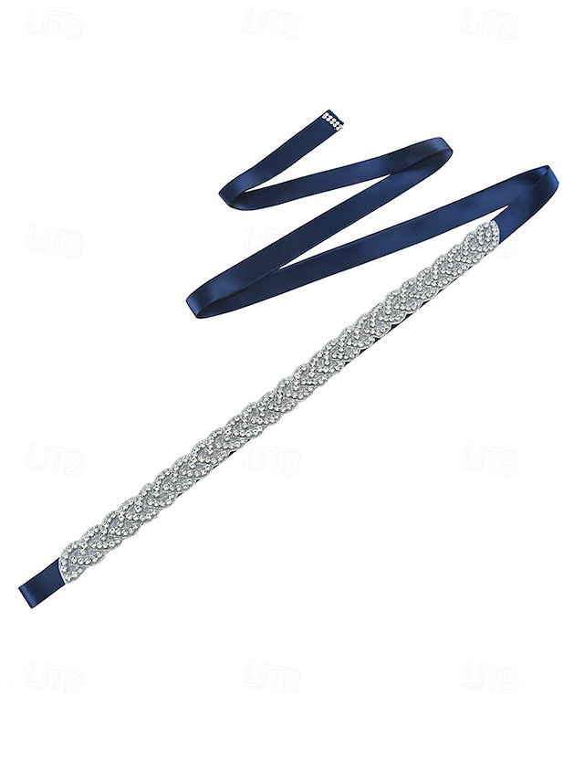 Wedding Waistband Crystal Rhinestone Bridal – Dress Elegant FashionChic