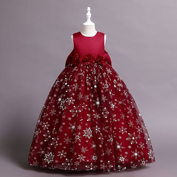 Flower Party Kids Little A Line Girls' Dress Wedding FashionChic