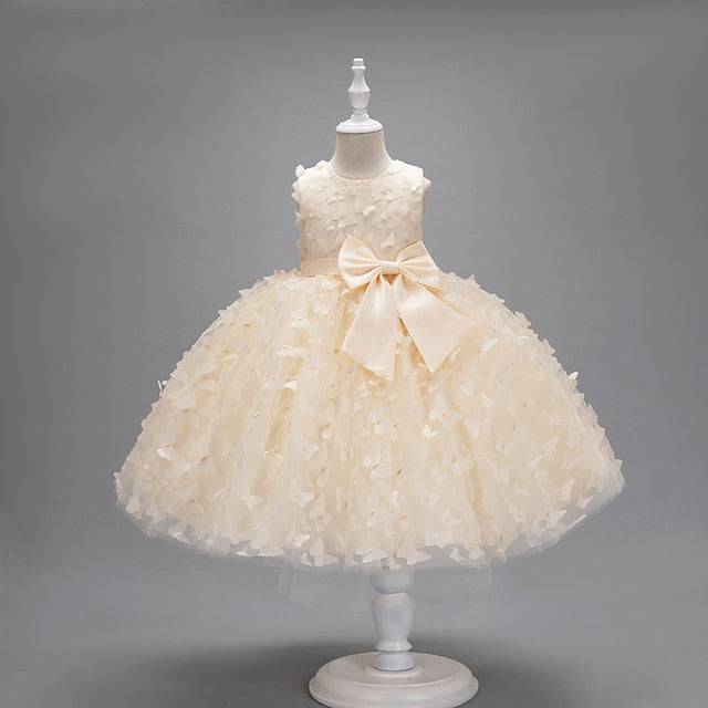 Girls' Dress Girl Flower Kids Butterfly Party FashionChic