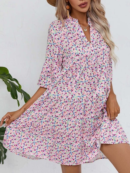 Women's Mini Dress Casual Dress Boho Chic Dresses A Line FashionChic