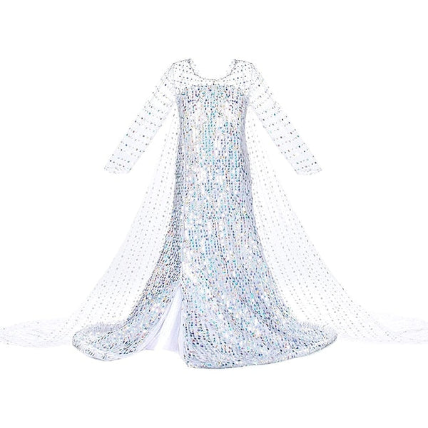 Princess Dress Movie Girl Frozen Elsa Flower Girls' FashionChic