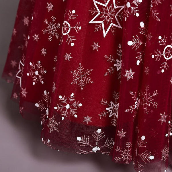 Dress Party Line Flower A Wedding Girls' Kids Little FashionChic