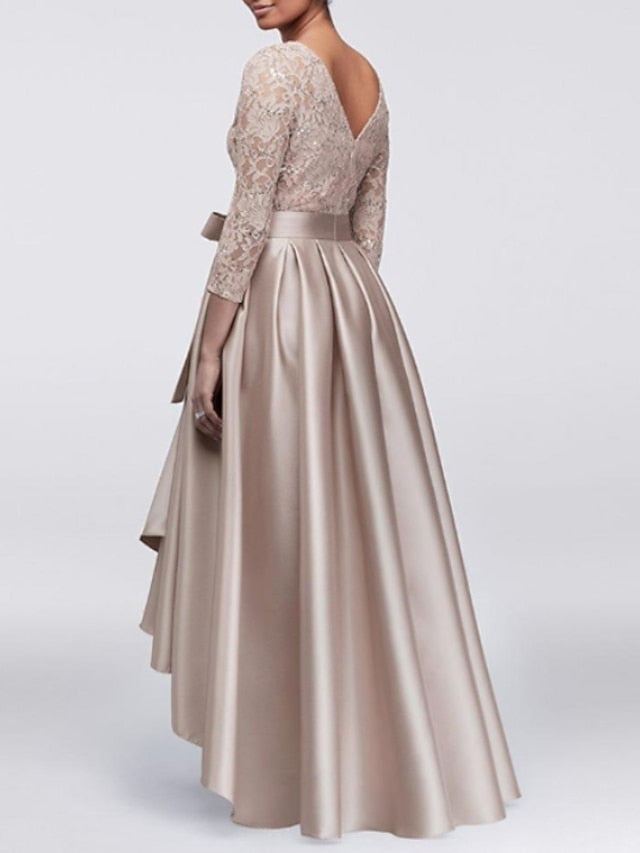 Mother Elegant Size the of Bride Plus Wedding Dress A-Line Guest FashionChic