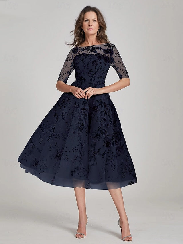 Mother Wedding Beach Elegant of Bride A-Line Dress the FashionChic