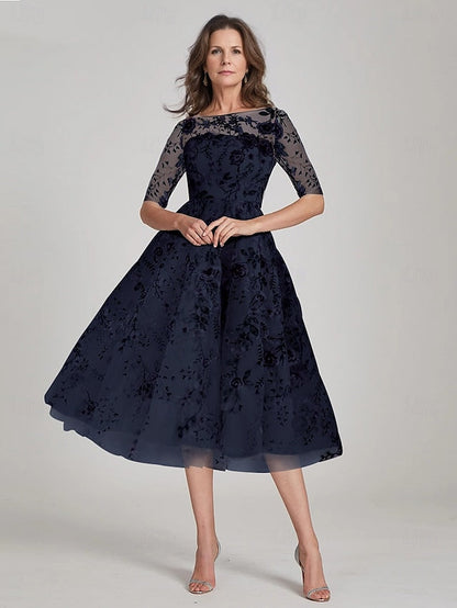 Mother Wedding Beach Elegant of Bride A-Line Dress the FashionChic