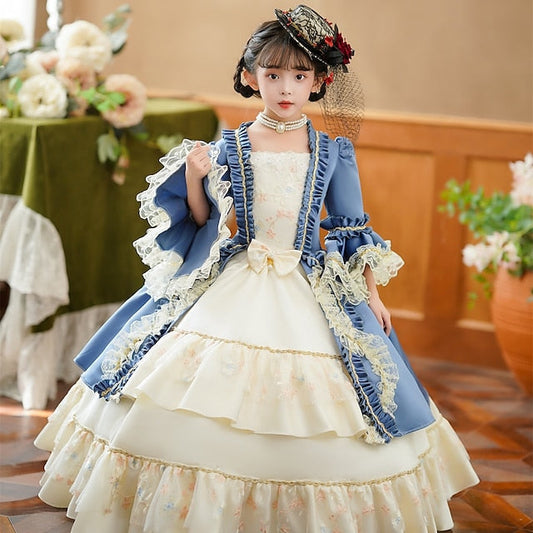 Inspired Vintage Party Gothic Dress Masquerade Costume Rococo FashionChic
