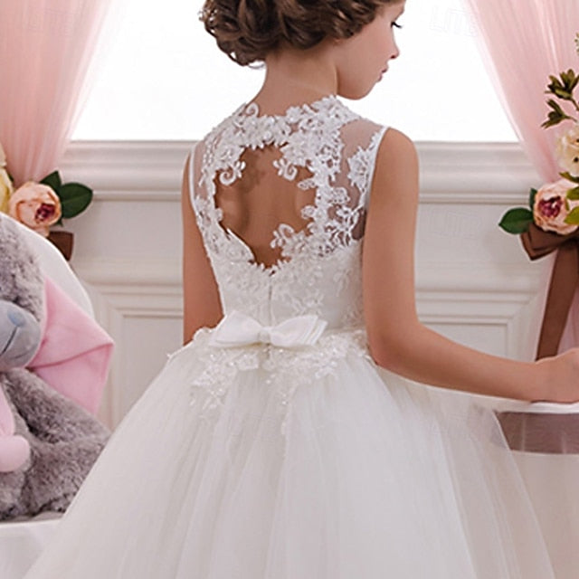 Girl Girls' Princess Kid's Dress Flower FashionChic
