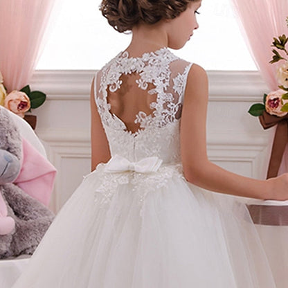 Girl Girls' Princess Kid's Dress Flower FashionChic