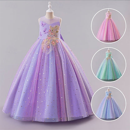 Girls' Princess Dress Flower Kid's Girl FashionChic