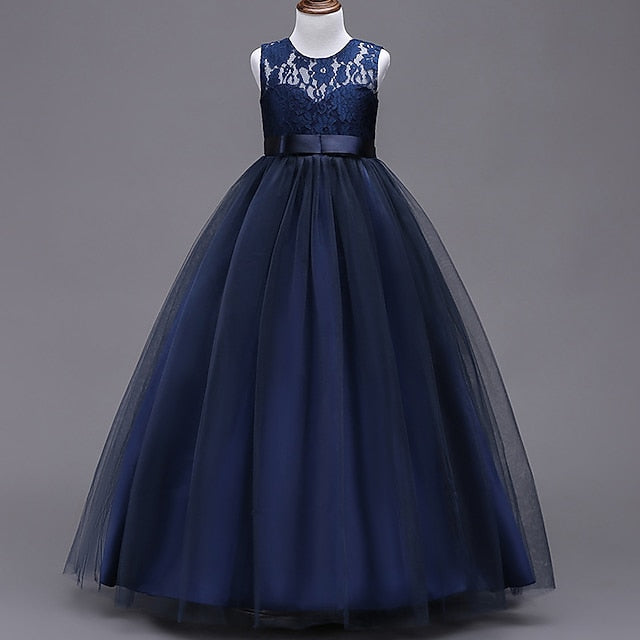 Flower Gown Girls' Dress Evening Party Girl FashionChic