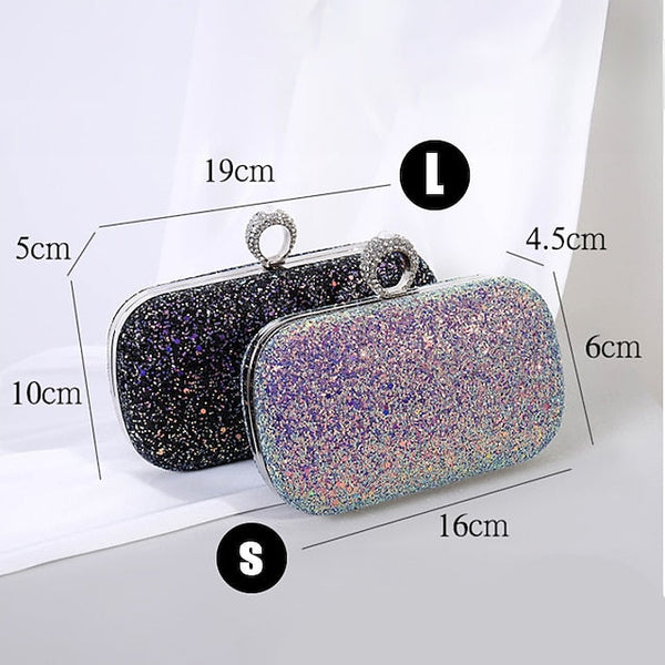 Wristlet Leather PU Bags Clutch Women's Evening Bag FashionChic