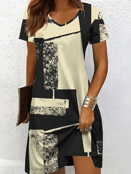 Women's Mini Dress Knit Dress Casual Dress T Shirt Dress FashionChic