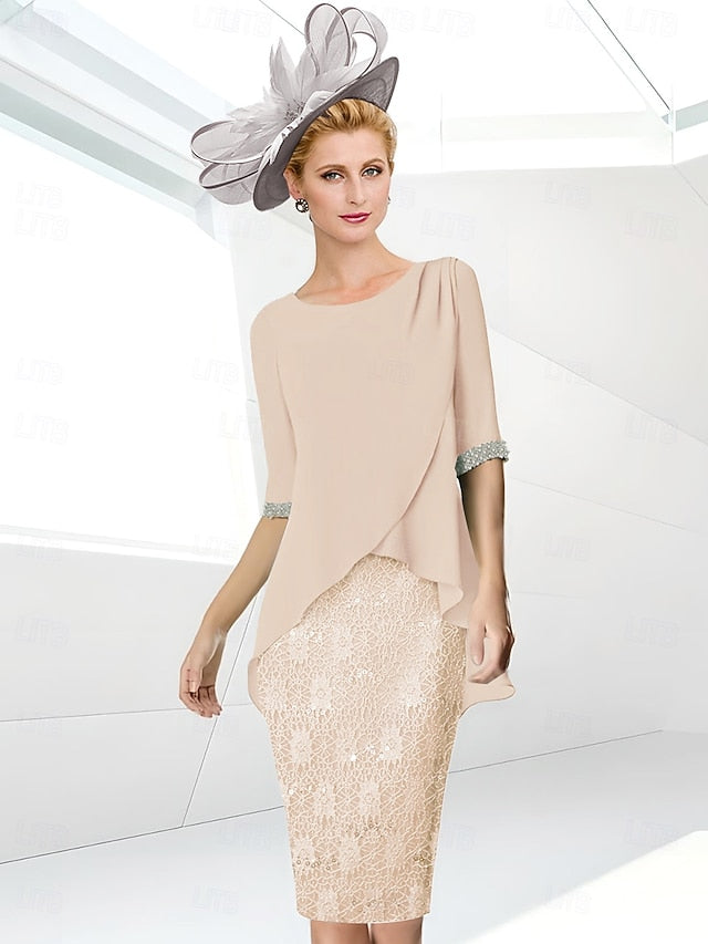 Jewel the Dress Mother Wedding Sheath of Elegant Beach Bride FashionChic