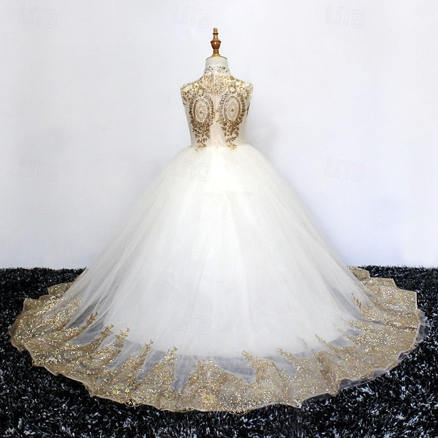 Flower Girls' Girl Kid's Evening Gown Dress Formal FashionChic