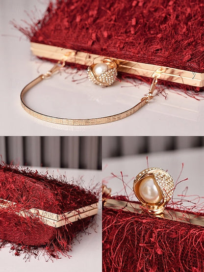 Party Women's Green Elegant Christmas Red Handbag – FashionChic